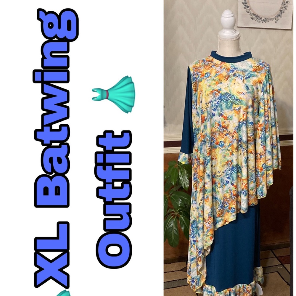 XL Batwing Outfit. Custom Made